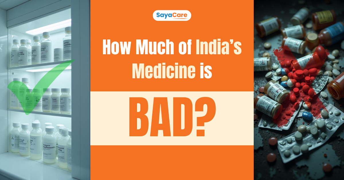 How much Indian medicines is bad?