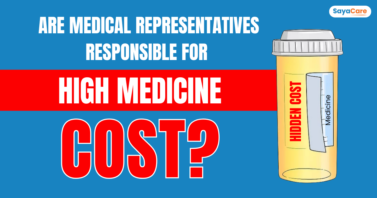 Medical representative are James bond send by Pharma companies to boost the sale of their companies medicine and is one of the reason why the cost of your medicine is too high.